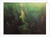 Das Rheingold, 1st scene, at the bottom of the Rhine. Bayreuth, 1896, 1896 by Anonymous