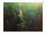 Das Rheingold, 1st scene, at the bottom of the Rhine. Bayreuth, 1896, 1896 by Anonymous