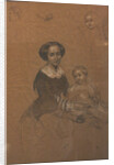 Mathilde Wesendonck with her son Guido, 1856 by Anonymous