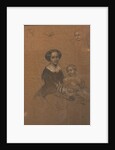Mathilde Wesendonck with her son Guido, 1856 by Anonymous