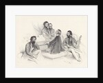 Matinee at Liszts home. (Composer Hector Berlioz, the composer Carl Czerny and the violinist Heinri by Anonymous