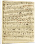 Autograph manuscript of Das Liebesmahl der Apostel, 1843 by Anonymous