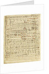 Autograph manuscript of Das Liebesmahl der Apostel, 1843 by Anonymous