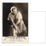Franz Völker as Siegmund in opera Die Walküre by Richard Wagner, Bayreuth, 1933 by Anonymous