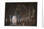 Set design for Opera Tannhäuser by Richard Wagner. Paris, Théâtre de lOpéra-Le Peletier, 13.03.1861 by Anonymous