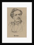 Eugène François Vauthrot Portrait from the Program to Oper Tannhäuser by Richard Wagner by Anonymous