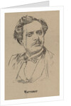 Eugène François Vauthrot Portrait from the Program to Oper Tannhäuser by Richard Wagner by Anonymous