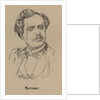 Eugène François Vauthrot Portrait from the Program to Oper Tannhäuser by Richard Wagner by Anonymous