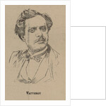 Eugène François Vauthrot Portrait from the Program to Oper Tannhäuser by Richard Wagner by Anonymous