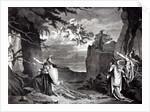 Das Rheingold by Richard Wagner. The Valkyries rock. Illustration to the premiere, 1869, 1869 by Anonymous