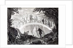 Das Rheingold by Richard Wagner. Entrance of the Gods into Valhalla. Illustration to the premiere, 1 by Anonymous