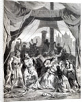 Tristan and Isolde by Richard Wagner. Illustration to the premiere, 1865, 1865 by Anonymous