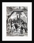 Tristan and Isolde by Richard Wagner. Illustration to the premiere, 1865, 1865 by Anonymous