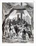 Tristan and Isolde by Richard Wagner. Illustration to the premiere, 1865, 1865 by Anonymous