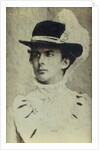 Portrait of Ludwig II of Bavaria with a hat by Anonymous