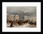 Winter Sleigh Rides, 19th century by Anonymous
