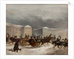 Winter Sleigh Rides, 19th century by Anonymous