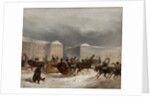 Winter Sleigh Rides, 19th century by Anonymous