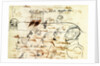 Sheet with drawing of the execution of the Decembrists, 1826-1827 by Anonymous