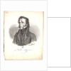 Portrait of Niccolò Paganini, 1830 by Anonymous