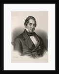 Portrait of Adam Gottlob Oehlenschläger, 1830-1840s by Anonymous