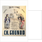 Premiere Poster for the opera Faust by Charles Gounod at the Théâtre Lyrique, March 19, 1859, 1859 by Anonymous