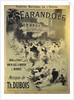 Poster for the ballet La Farandole by Théodore Dubois, 1883 by Anonymous