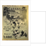 Poster for the ballet La Farandole by Théodore Dubois, 1883 by Anonymous