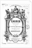 Cover of the vocal score of opera Carmen by Georges Bizet, 1875 by Anonymous