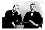 Sergei Rachmaninov and pianist and conductor Alexander Siloti, 1902 by Anonymous