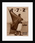 Woman with Flag, 1931 by Anonymous
