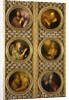 Royal Doors with Christ, the Virgin, the Archangel Gabriel and the Four Evangelists, 1804-1809 by Anonymous