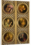 Royal Doors with Christ, the Virgin, the Archangel Gabriel and the Four Evangelists, 1804-1809 by Anonymous