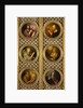 Royal Doors with Christ, the Virgin, the Archangel Gabriel and the Four Evangelists, 1804-1809 by Anonymous