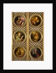 Royal Doors with Christ, the Virgin, the Archangel Gabriel and the Four Evangelists, 1804-1809 by Anonymous