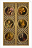 Royal Doors with Christ, the Virgin, the Archangel Gabriel and the Four Evangelists, 1804-1809 by Anonymous