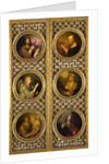 Royal Doors with Christ, the Virgin, the Archangel Gabriel and the Four Evangelists, 1804-1809 by Anonymous