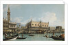 The pier near the Piazza San Marco in Venice, c. 1729 by Anonymous