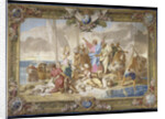Tapestry: The Miraculous Draught of Fishes (Manufacture Royale des Gobelins), Between 1717 and 1720 by Anonymous
