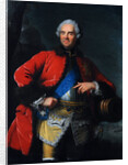Portrait of Maurice de Saxe, Marshal of France, First half of the 18th cent by Anonymous