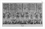 Decoration of the Hall of Mirrors in Versailles, on the occasion of the second marriage of the Dauph by Anonymous