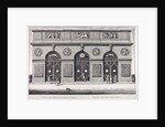 View of the exterior façade of the Thetys Grotto of Versailles, 1672 by Anonymous
