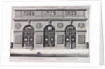 View of the exterior façade of the Thetys Grotto of Versailles, 1672 by Anonymous
