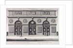 View of the exterior façade of the Thetys Grotto of Versailles, 1672 by Anonymous