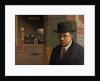 Self-Portrait in Front of an Advertising Column, 1926 by Anonymous