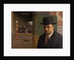 Self-Portrait in Front of an Advertising Column, 1926 by Anonymous