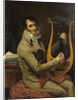 Portrait of Jean-Dominique Fabry Garat Playing a Lyre, ca 1802-1805 by Anonymous