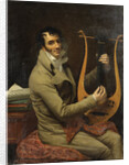 Portrait of Jean-Dominique Fabry Garat Playing a Lyre, ca 1802-1805 by Anonymous