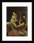 Portrait of Jean-Dominique Fabry Garat Playing a Lyre, ca 1802-1805 by Anonymous