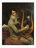 Portrait of Jean-Dominique Fabry Garat Playing a Lyre, ca 1802-1805 by Anonymous